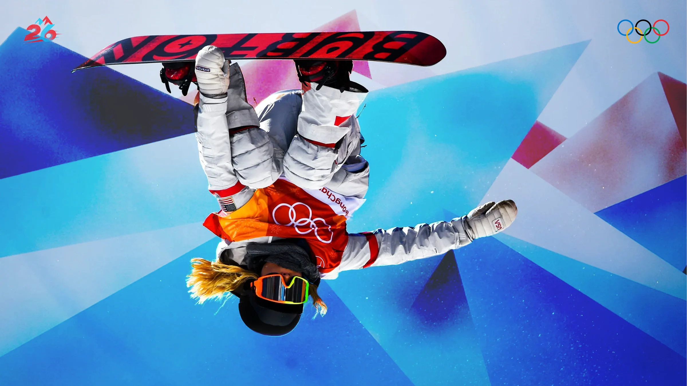 Broadcast key art — snowboard halfpipe