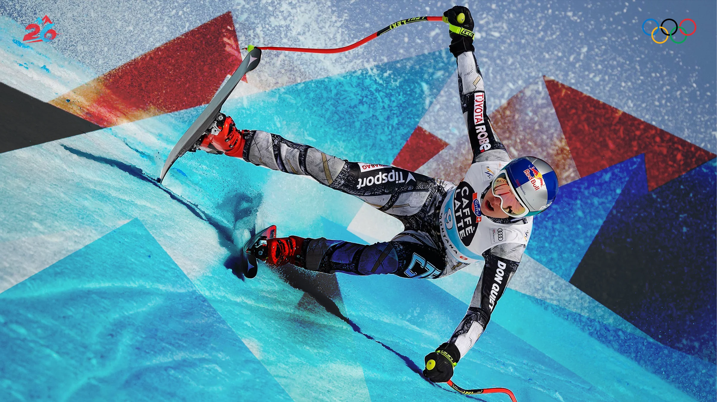 Broadcast key art — alpine downhill